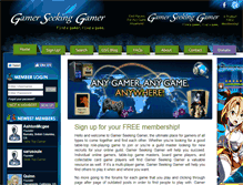 Tablet Screenshot of gamerseekinggamer.com